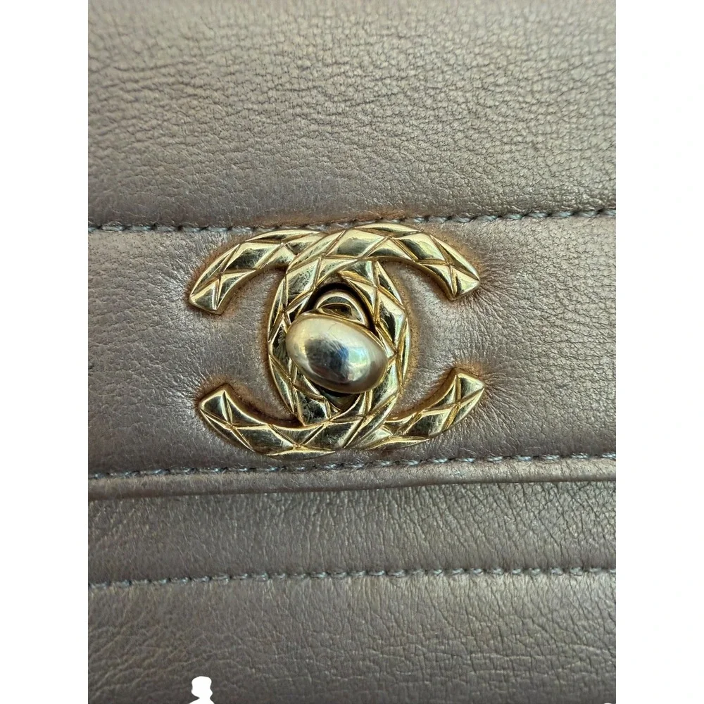 CHANEL Bronze Metallic Bijoux Mini Flap Crossbody Bag